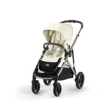 Cybex - Pacote de carrinho duplo Gazelle S 2. Seashell Bege/Taupe - Pandaloo